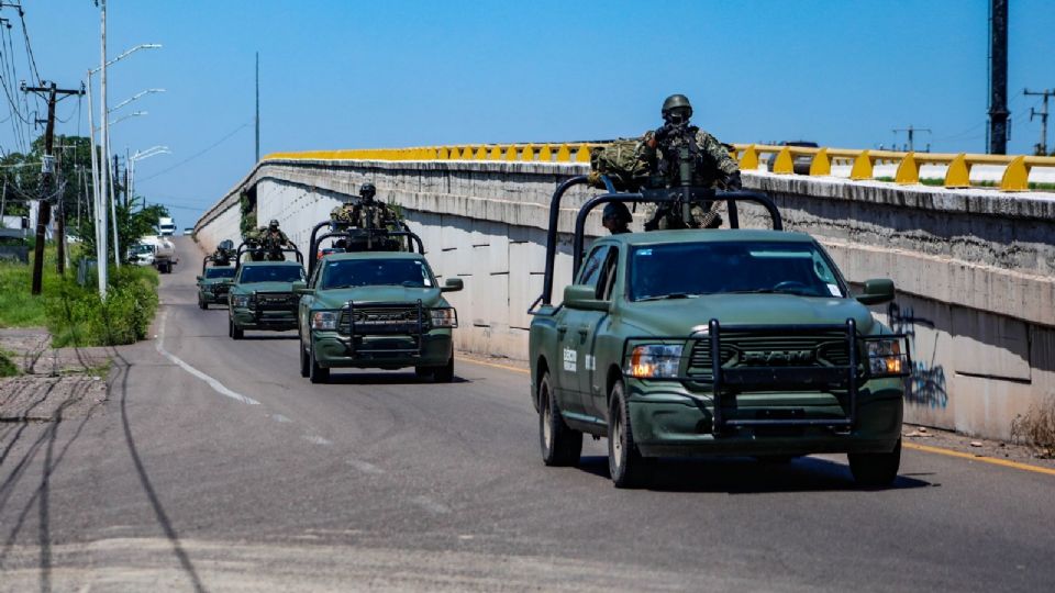 Fuerzas de seguridad en Culiacán, Sinaloa, el martes pasado.