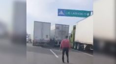 VIDEO de balacera en autopista Mazatlán-Durango: bloquean túnel y prenden fuego a camiones