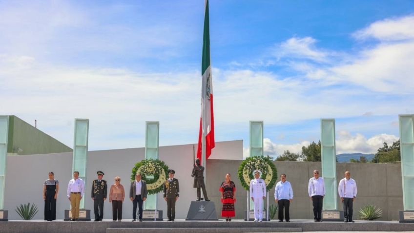 Evelyn Salgado honra a los Niños Héroes al conmemorar el 177 aniversario de la gesta heroica de Chapultepec