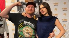 Fernanda Gómez se roba miradas con espectacular look y lujoso bolso en la pelea del "Canelo"