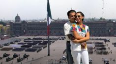 Ángela Aguilar y Christian Nodal aparecen muy enamorados en el desfile militar del Zócalo: FOTOS