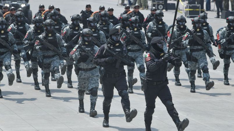 Desfile Militar 16 de septiembre en el Zócalo capitalino