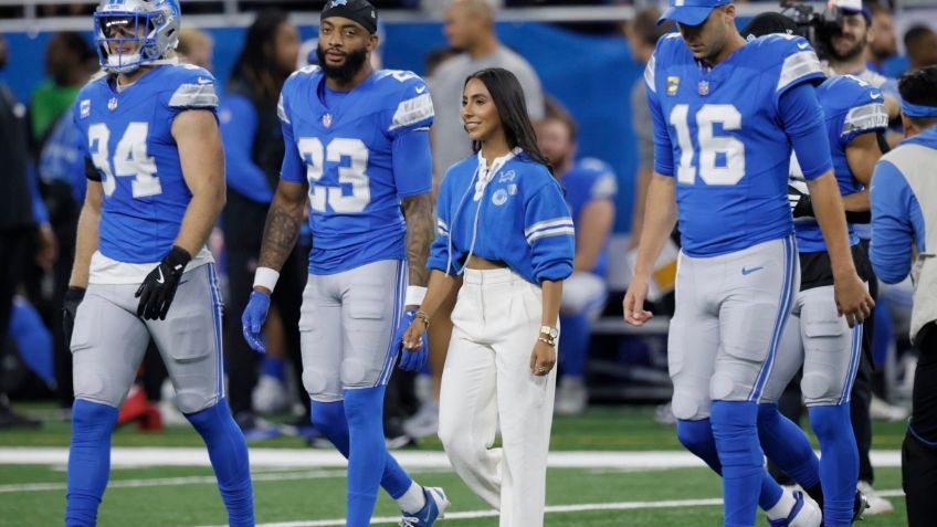 Diana Flores recibe capitanía honoraria en el Ford Field para inaugurar el mes de la Herencia Hispana en la NFL