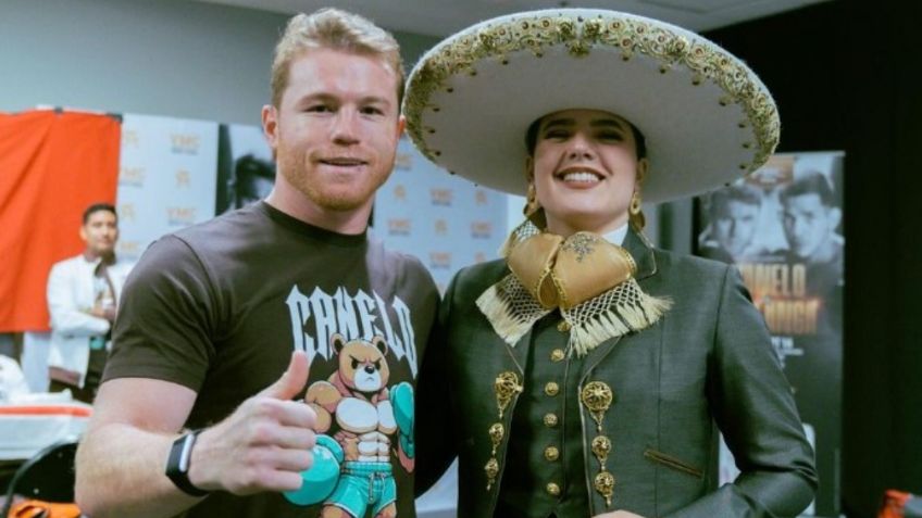 Camila Fernández revela la verdadera razón de su error al entonar el himno en la pelea del Canelo