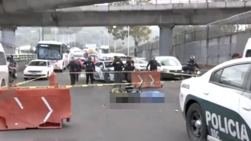 Tráiler arrolla y mata a motociclista en avenida Insurgentes; agresor intenta huir del lugar