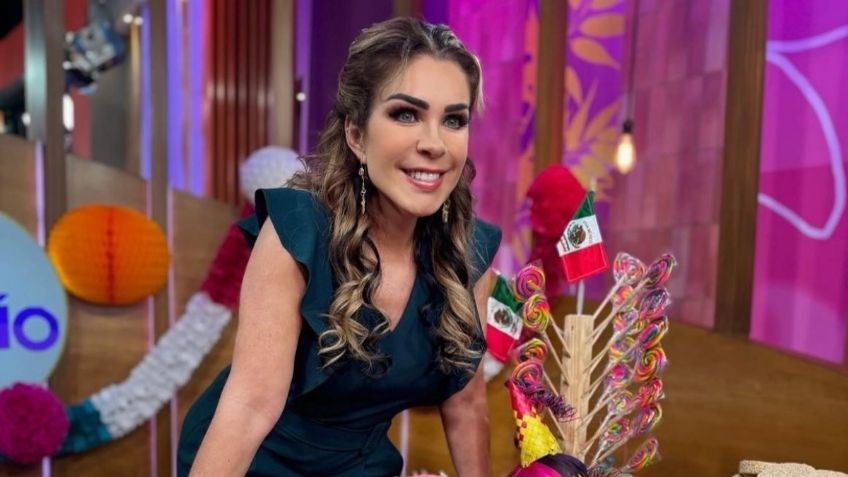 Rocío Sánchez Azuara revela cuáles son sus dulces mexicanos favoritos en un look de palazzo verde bandera