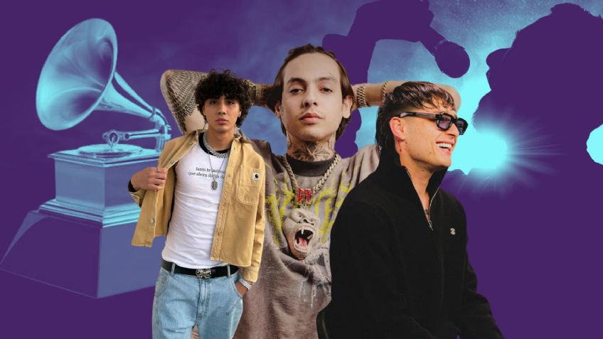 Natanael Cano, DannyLux y Peso Pluma los favoritos para ganar el Latin Grammy en Música Mexicana Contemporánea