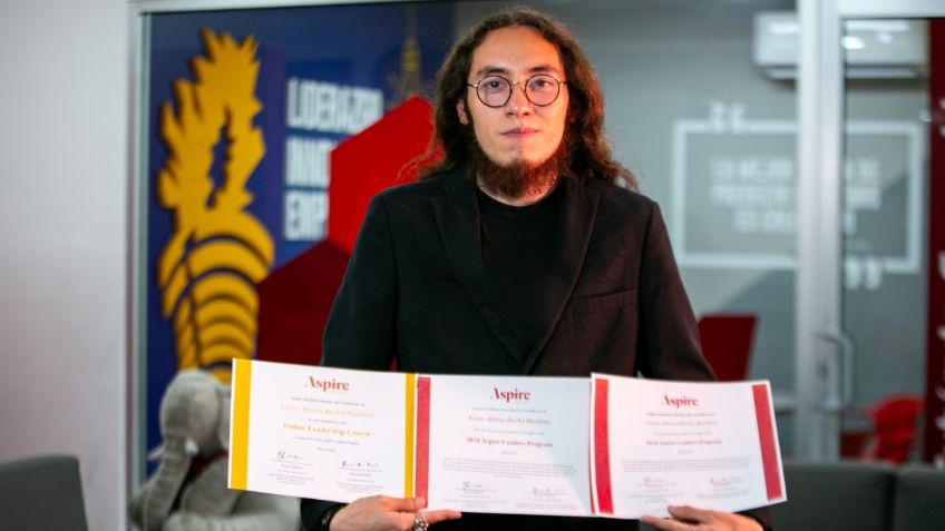 Es alumno de UANL: primer mexicano egresado del programa Aspire Leaders