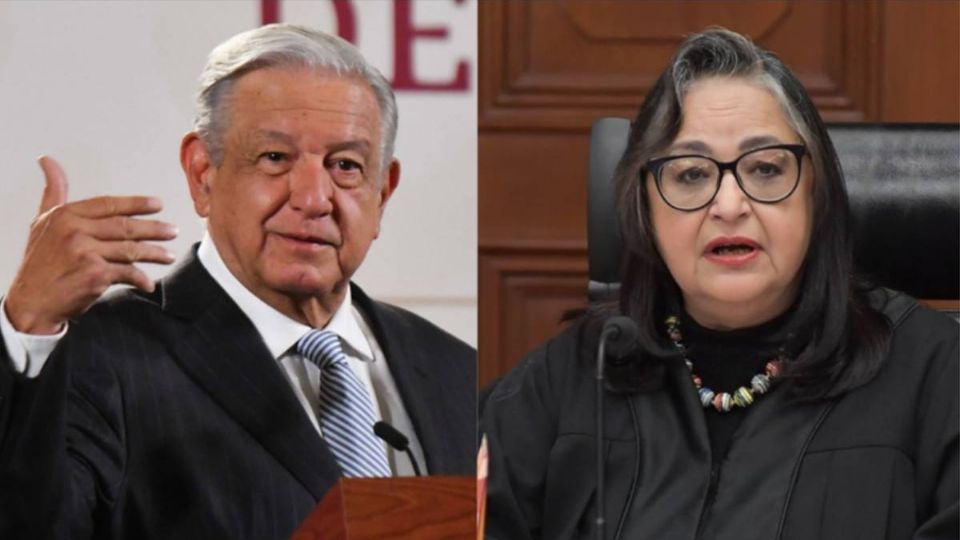 Presidente Andrés Manuel López Obrador y la ministra presidenta de la SCJN, Norma Piña