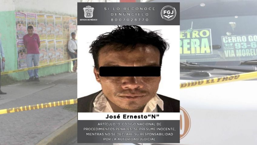 Detienen a "El Mascara" por extorsionar chóferes en Edomex, los amenazaba con incendiar sus combis