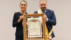 Claudia Sheinbaum recibe reconocimiento de la Academia Bonifaciana