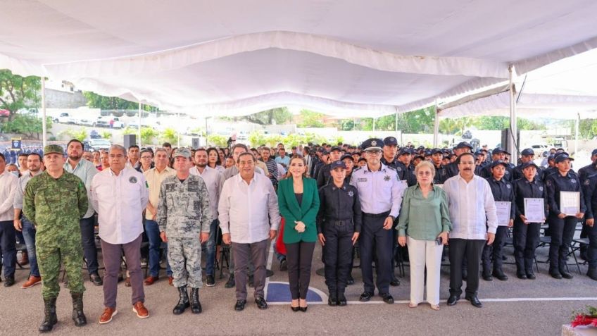 Cumple Evelyn Salgado con la profesionalización de la Policía Estatal de Guerrero