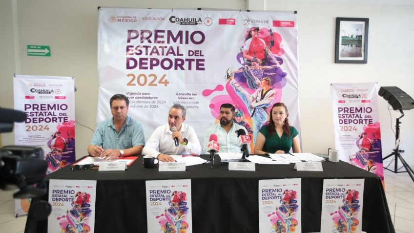 Gobierno de Coahuila lanza convocatoria para el Premio Estatal del Deporte 2024