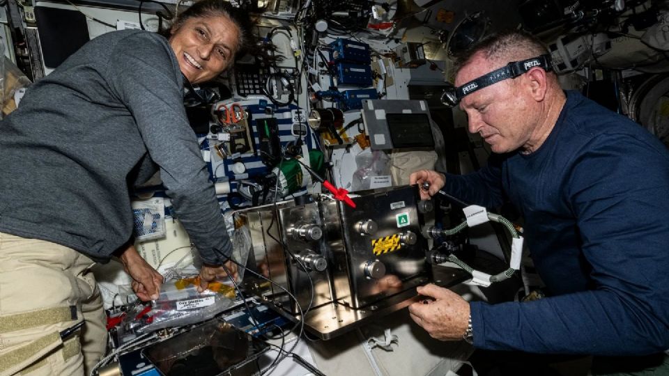 Butch Wilmore y Suni Williams estarían supuestamente sólo una semana en el espacio.