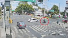 IMÁGENES FUERTES: aparatoso choque lanza a motociclista por el aire, el responsable se fuga