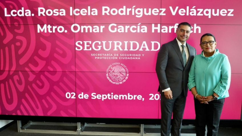 Rosa Icela Rodríguez y Omar García Harfuch instalan Mesa de Transición de la SSPC