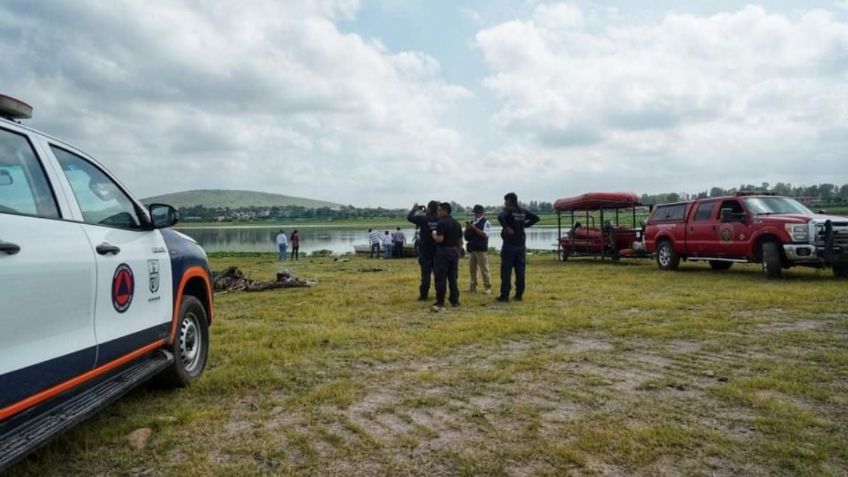 Se mantiene la búsqueda del cuerpo de un joven que murió ahogado en un cuerpo de agua en San Juan del Río