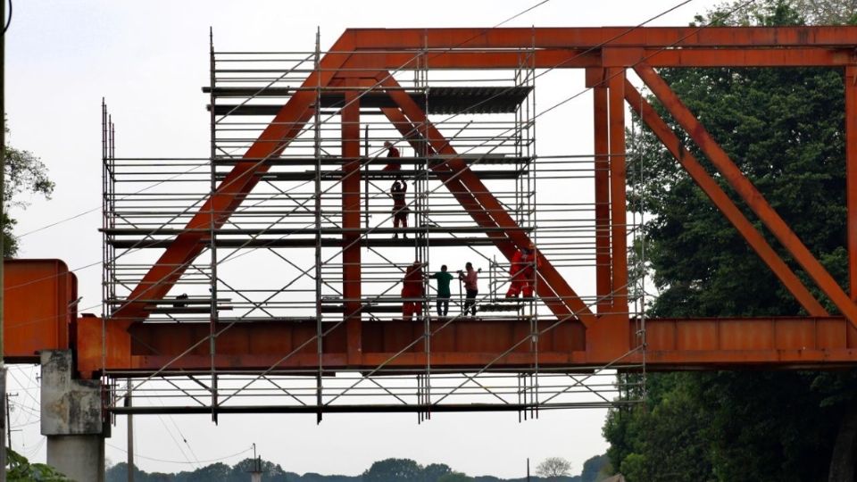 Avanza rehabilitación de la Línea K del ferrocarril, que conectara con Oaxaca y el Tren Maya.