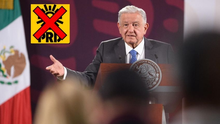 Extinción del PRD es una lección para Morena: AMLO