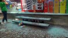 Normalistas vandalizan negocios en Oaxaca, provocan pérdidas económicas en la capital