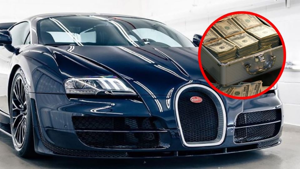 La situación se presentó en un Bugatti Veyron, modelo con un costo de aproximadamente 3 millones de dólares