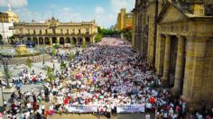 Participan miles de personas en "Marcha por la Defensa de Jalisco"