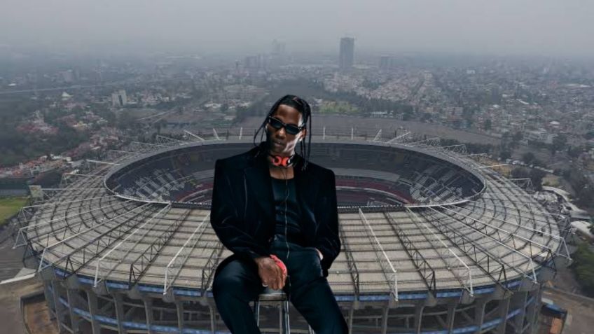 Fuertes lluvias inundan el Estadio Azteca previo al concierto de Travis Scott: el evento se realizo sin problemas: VIDEO