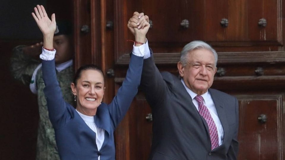 Claudia Sheinbaum y el presidente Andrés Manuel López Obrador