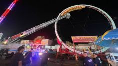 VIDEOS: horror en la Feria de Ocotlán, gente queda de cabeza en juego mecánico