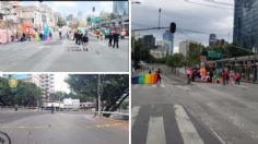 Suma seis horas bloqueada Glorieta de los Insurgentes por manifestantes de comunidad LGBT: éstas son las alternativas