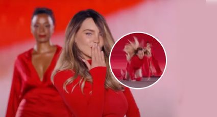 Belinda cumple su sueño de debutar en la Fashion Week de París, pero sufre caída en pleno debut: VIDEO