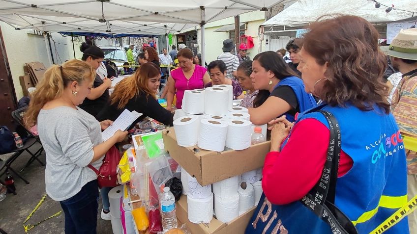 Coyoacán mantiene módulo permanente de atención a víctimas de explosión