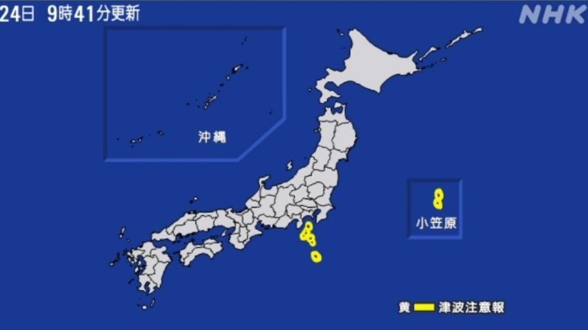 Sismo submarino provoca minitsunami en Japón