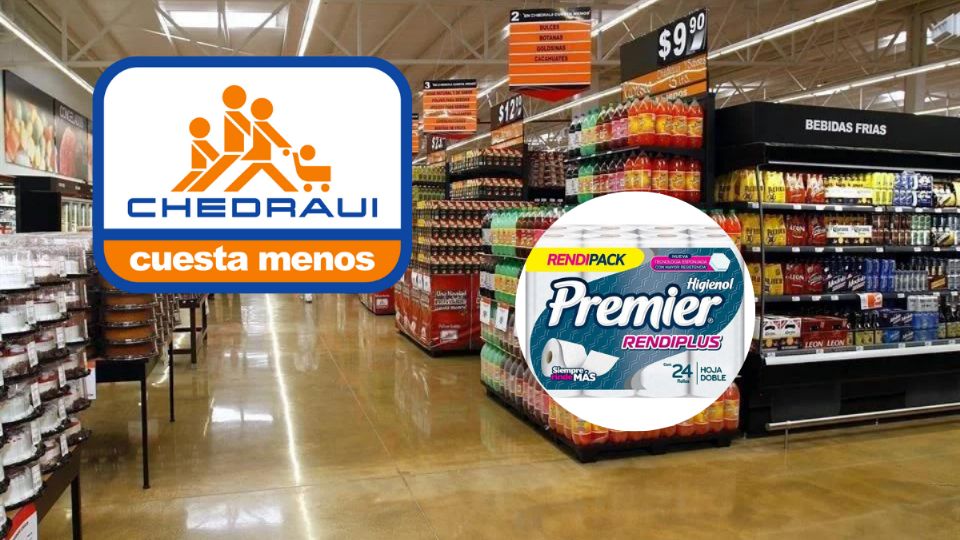 Chedraui papel de baño Premier. Fuente: El Heraldo de México