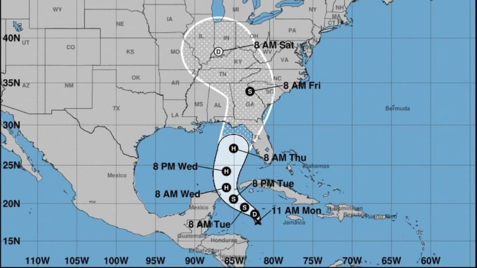 Se prevé que el Potencial Ciclón Tropical se convierta en tormenta tropical en las próximas horas.