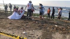 Mueren ahogados adolescente y tío en playa de Veracruz