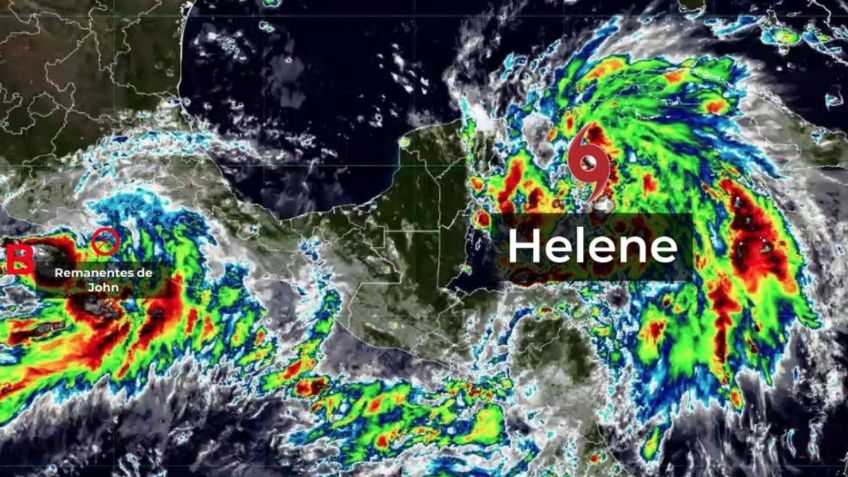 Helene: ¿en qué lugares de México podría impactar como HURACÁN este miércoles 25 de septiembre?