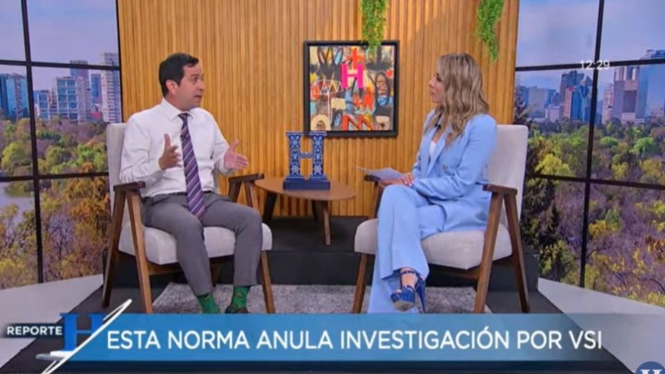 Madero habló acerca de la NOM 046, en entrevista con Blanca Becerril para el programa de Reporte H.