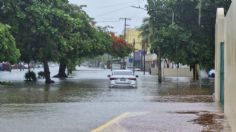 Huracán "Helene" deja varios daños materiales y calles inundadas en Cancún