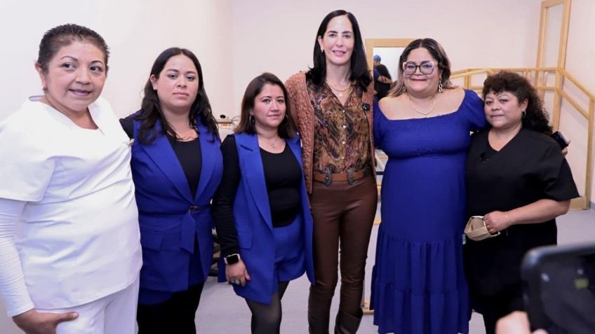 Lía Limón inaugura área de rehabilitación geriátrica