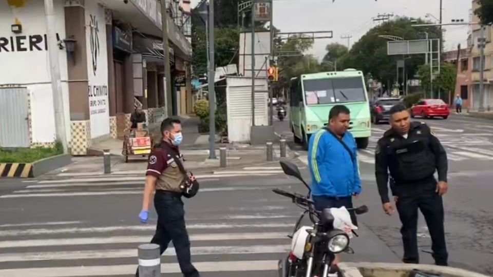 Choque en Eje 6 sur, iztapalapa