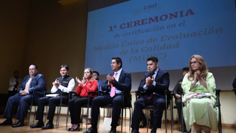 Zoé Robledo, destacó que las unidades galardonadas cumplen con el Modelo Único de Evaluación de la Calidad (MUEC) del Consejo de Salubridad General (CSG).