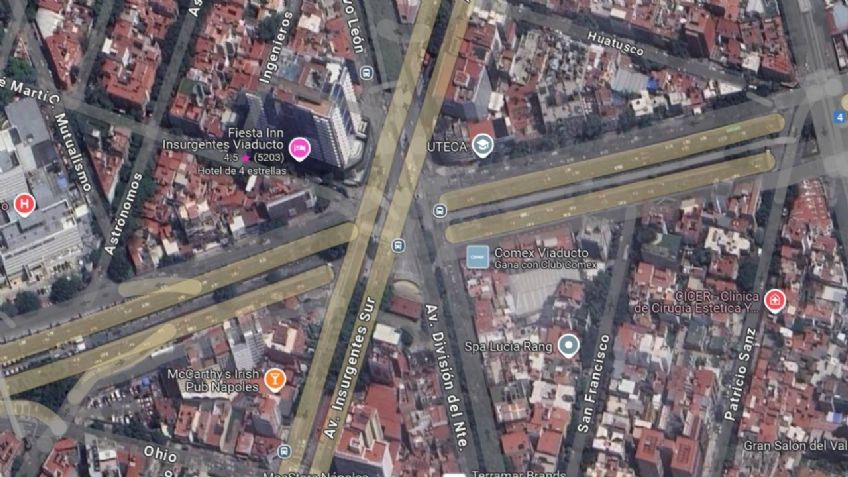 Sexto SISMO HOY de 2.4 con epicentro en intersección de avenida Insurgentes y Viaducto Miguel Alemán