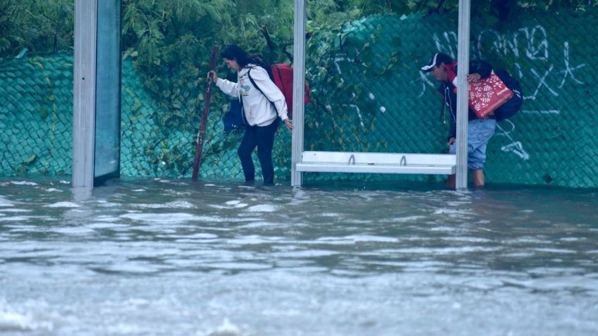 IMPACTANTES IMÁGENES: así se desbordó el río Huacapa por fuertes lluvias del Huracán John