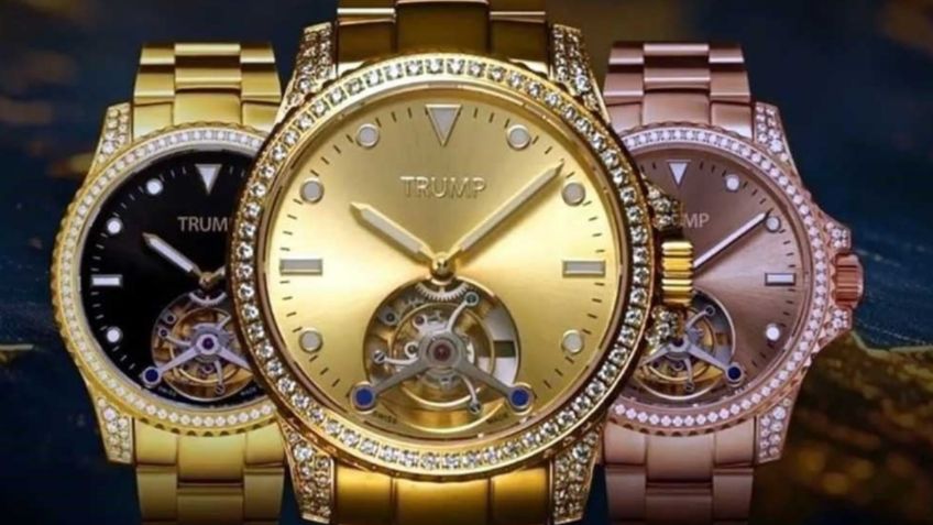 Donald Trump vende relojes de lujo con su nombre y puedes comprarlo por 2 millones de pesos