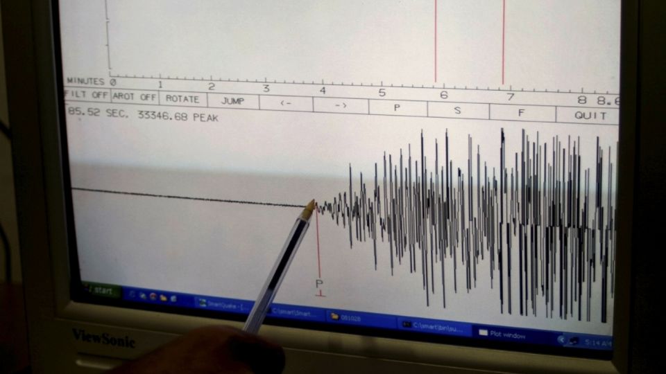 Captan el sonido que emitió uno de los numerosos sismo durante la jornada del 26 de septiembre