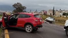 Fuerte choque entre dos vehículos deja un conductor muerto en la Autopista México-Pirámides