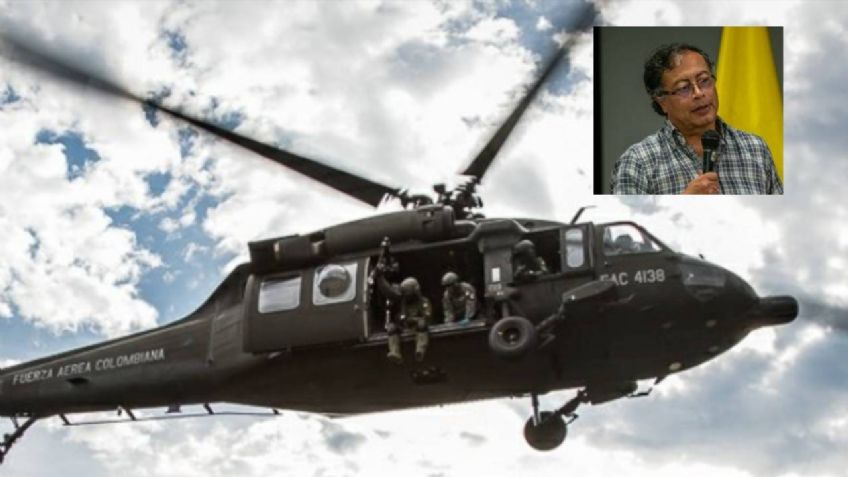 Gustavo Petro aplaza su viaje a México por accidente de helicóptero de la Fuerza Aérea de Colombia