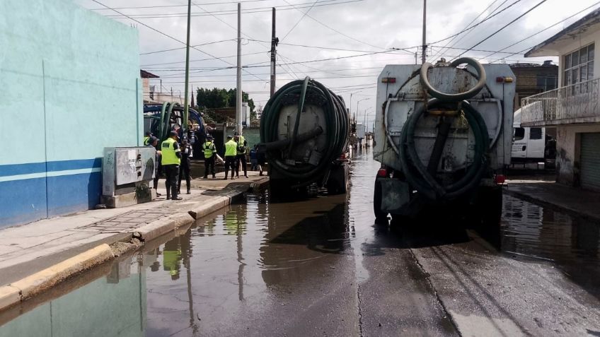 Edomex refuerza con 300 agentes de la Policía la zona afectada de Chalco