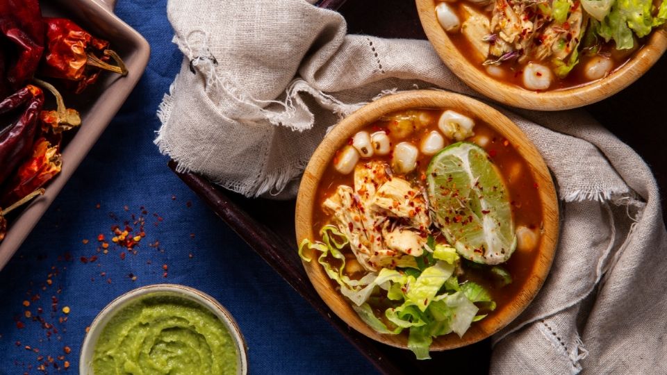 El pozole se prepara con una especie de maíz llamada 'cacahuazintle'.